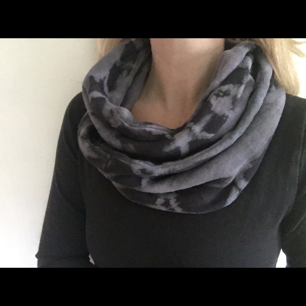 Infinity Scarf/Hemp/Organic cotton/Shibori Style